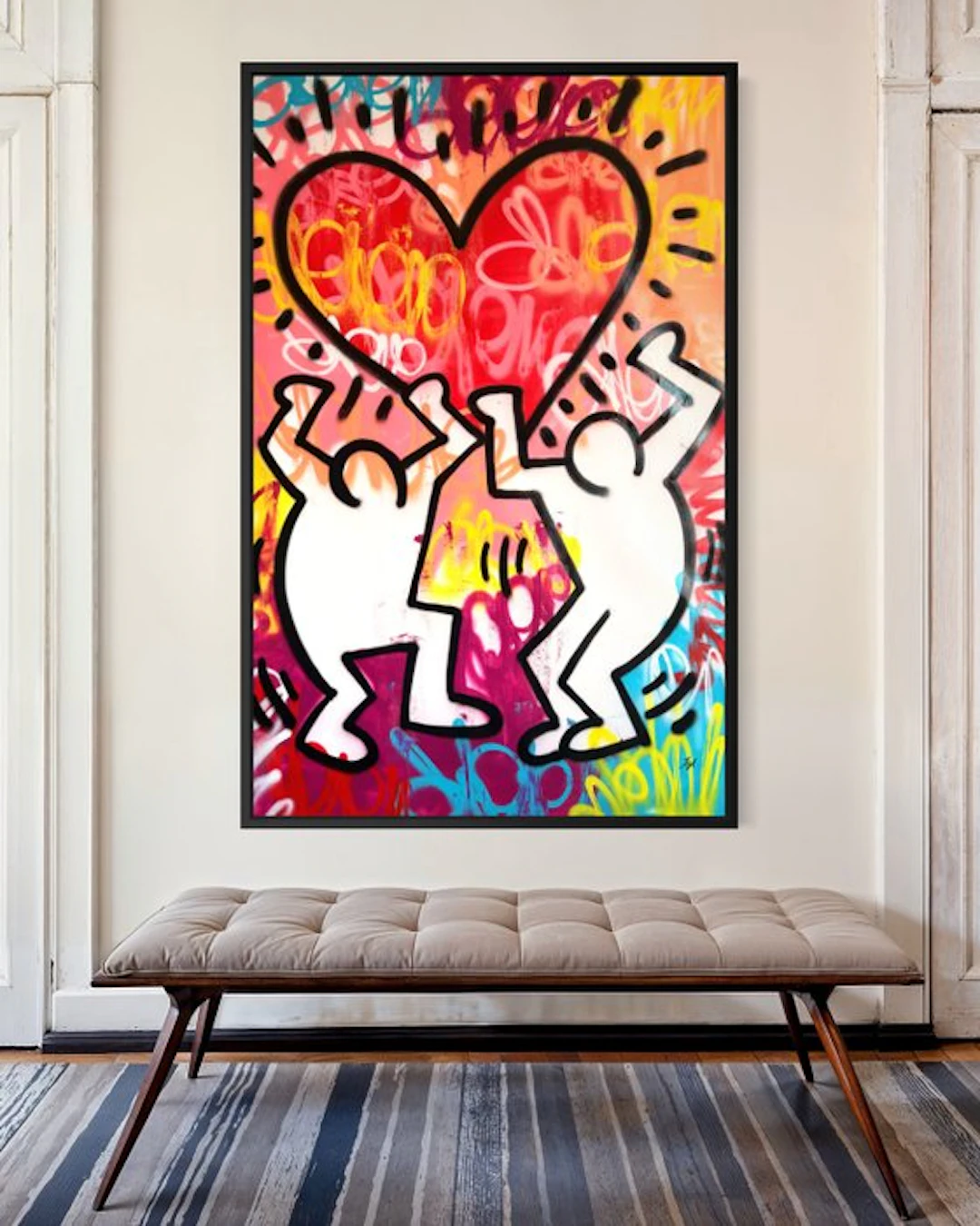 Gunnar Zyl - Heart / Keith Haring & Zyl XXL