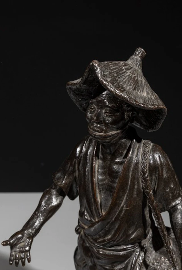 Patinated bronze