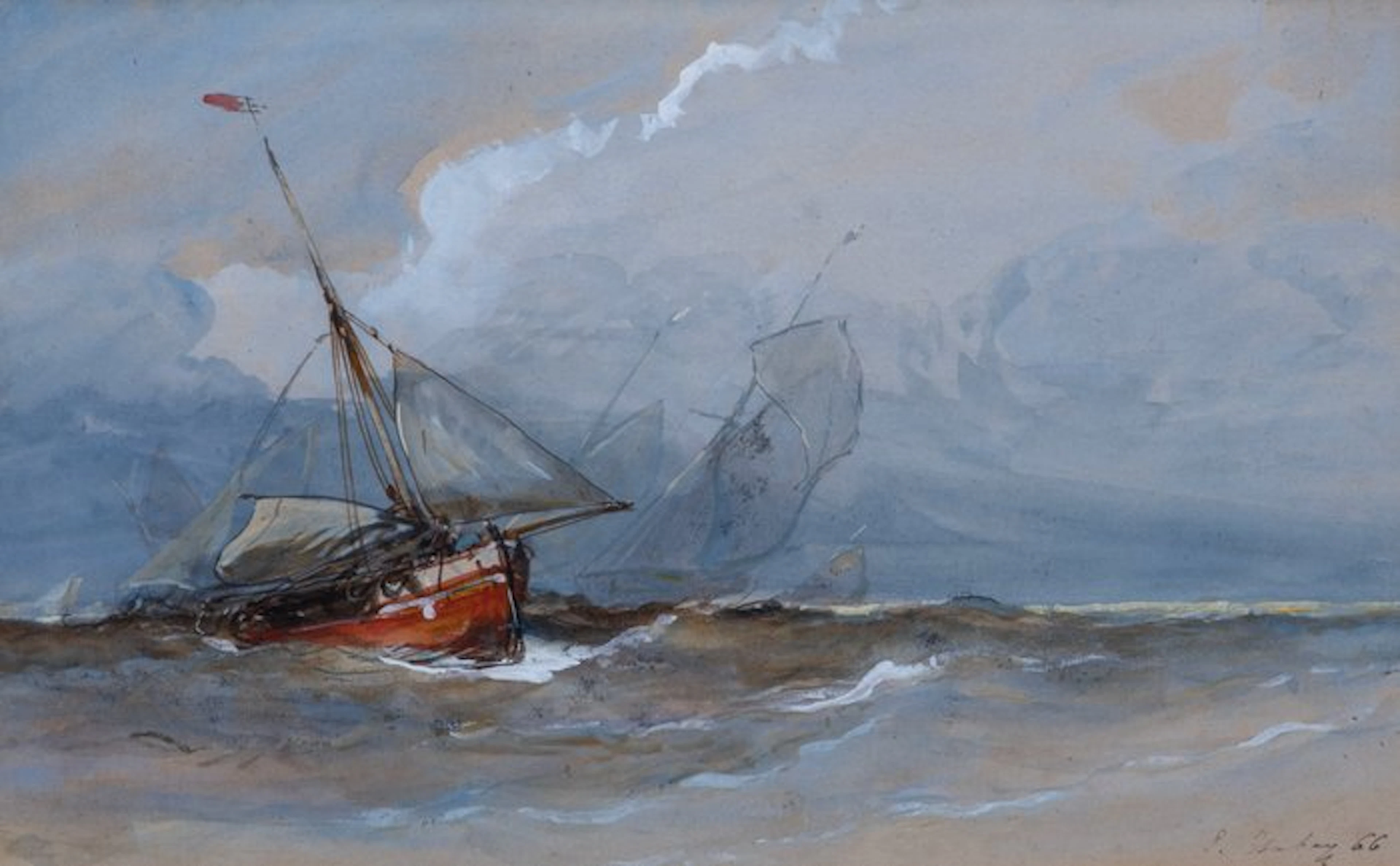 Eugène Isabey (1803-1886) - Marine - NO RESERVE