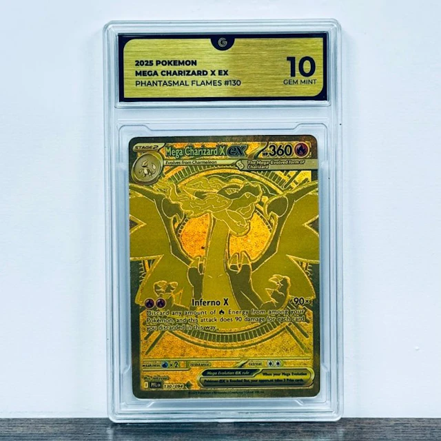 Pokémon Graded card - Mega Charizard X ex 130 - Pokemon - GG 10