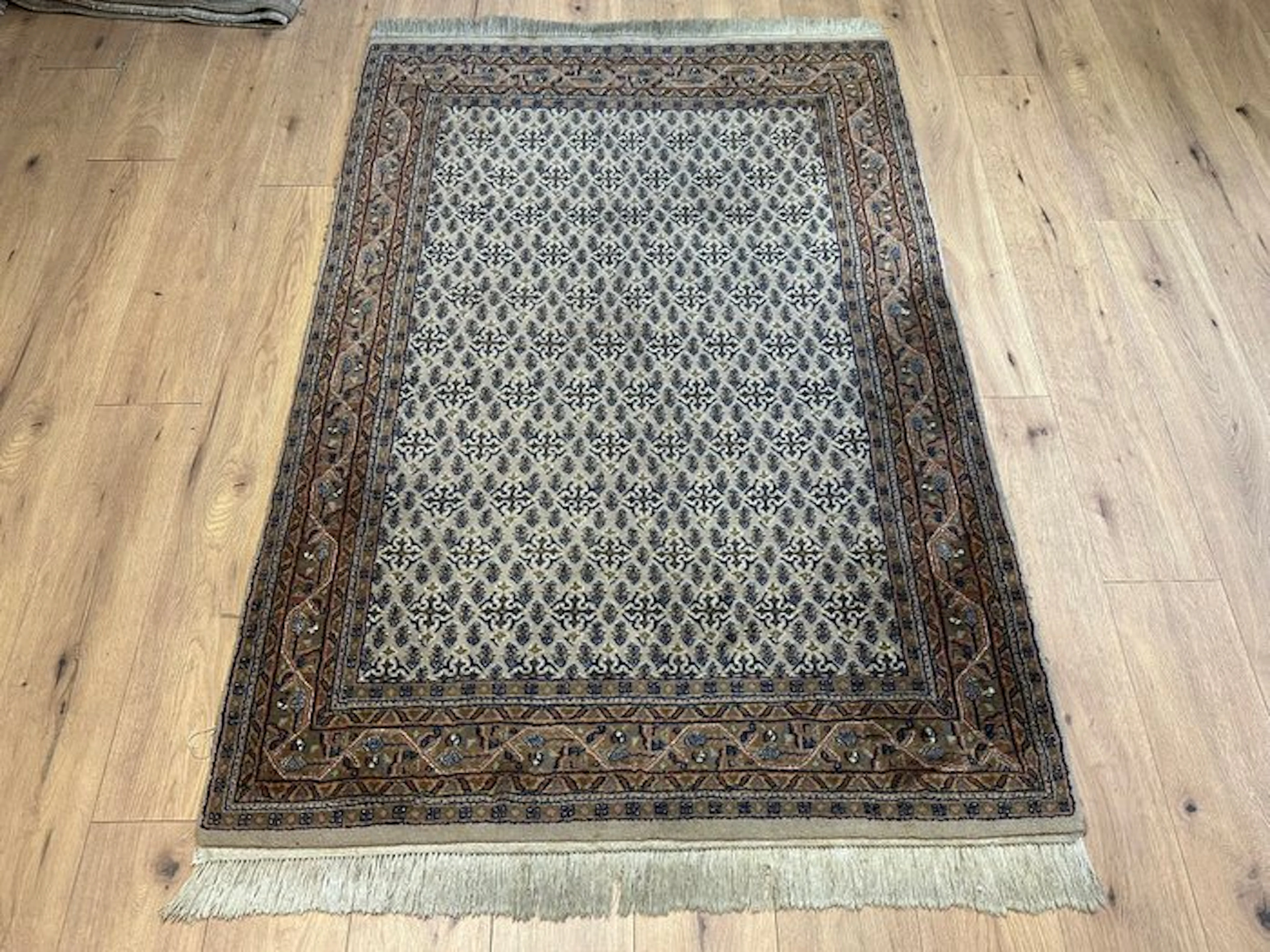 Fine hand-knotted Oriental rug in Bijar-style with...