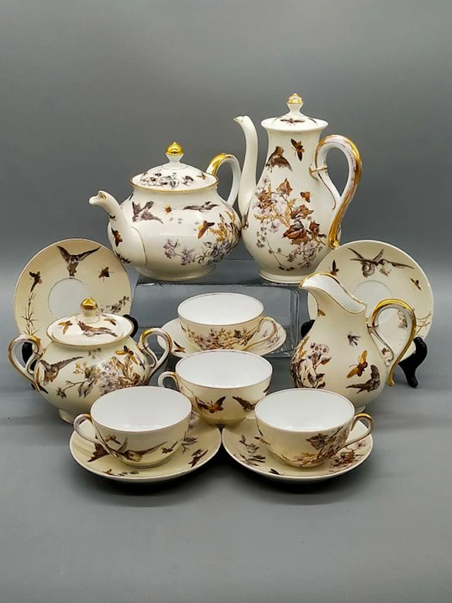 Pirkenhammer - Coffee set - Porzellan Service –...