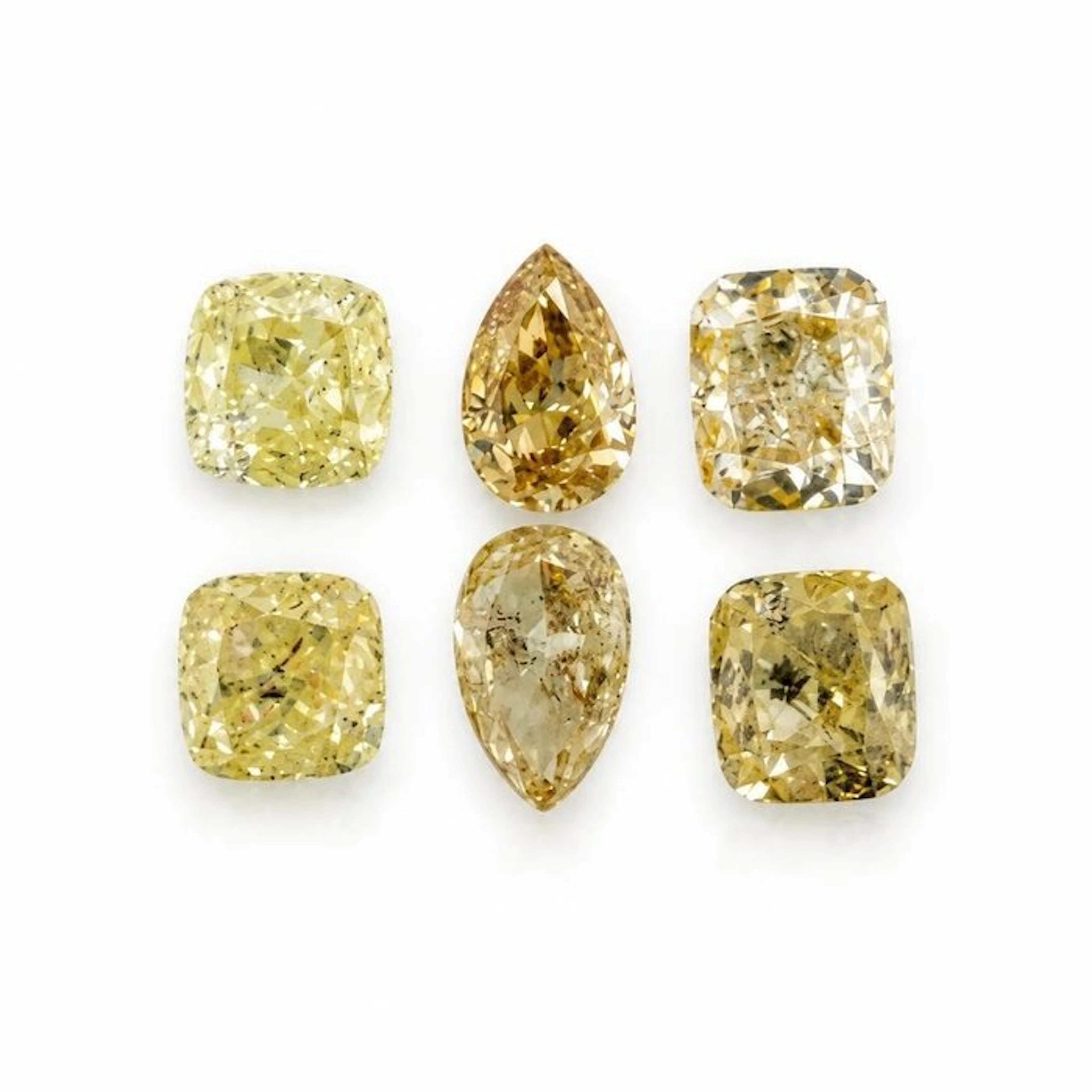 No reserve price - 6 pcs Diamond (Natural) - 0.96 ct - Mixed shape - SI1