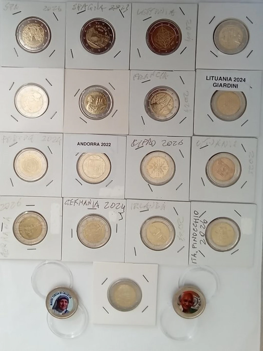 Europe. 2 Euro 2012/2026 (19 coins incl