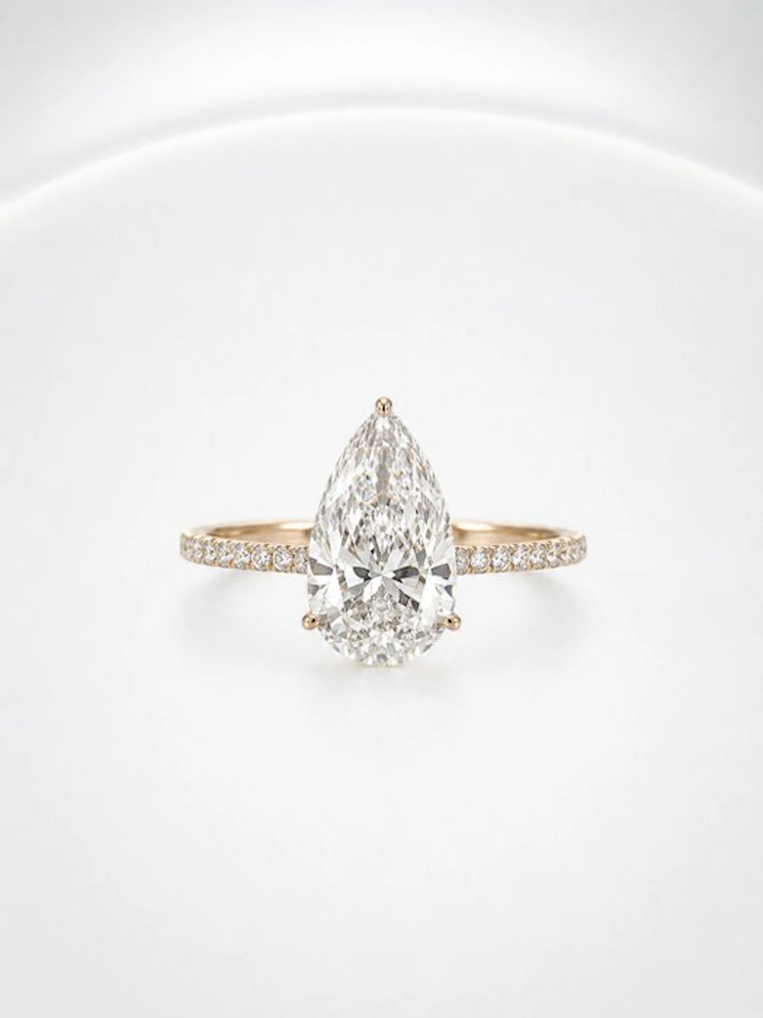 No reserve price - Ring - 14 kt