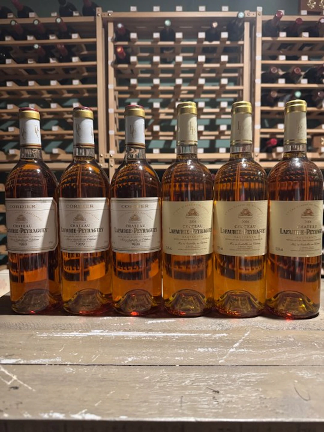 1989 (3x) & 2006 (3x) Château Lafaurie-Peyraguey...