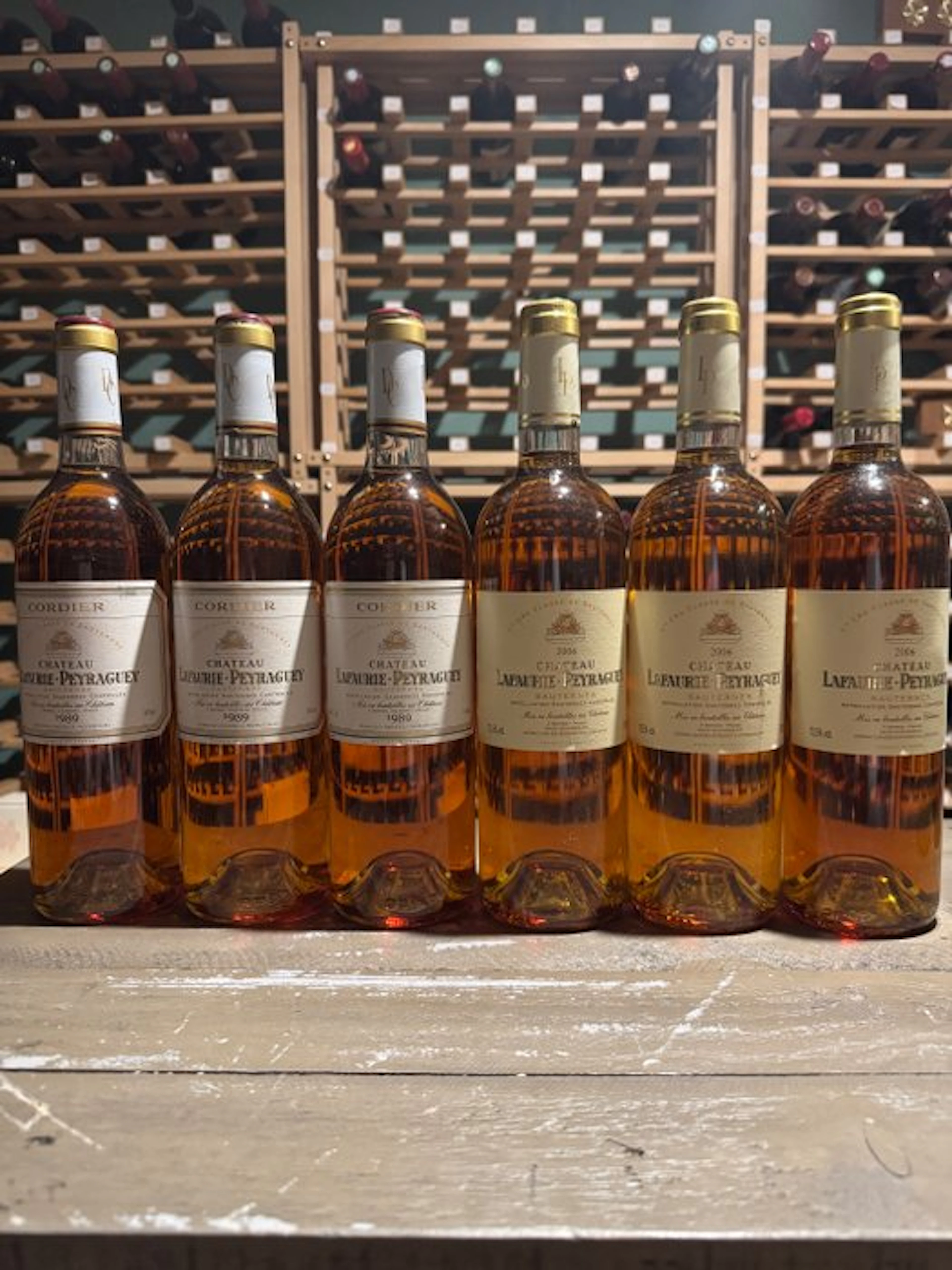 1989 (3x) & 2006 (3x) Château Lafaurie-Peyraguey...