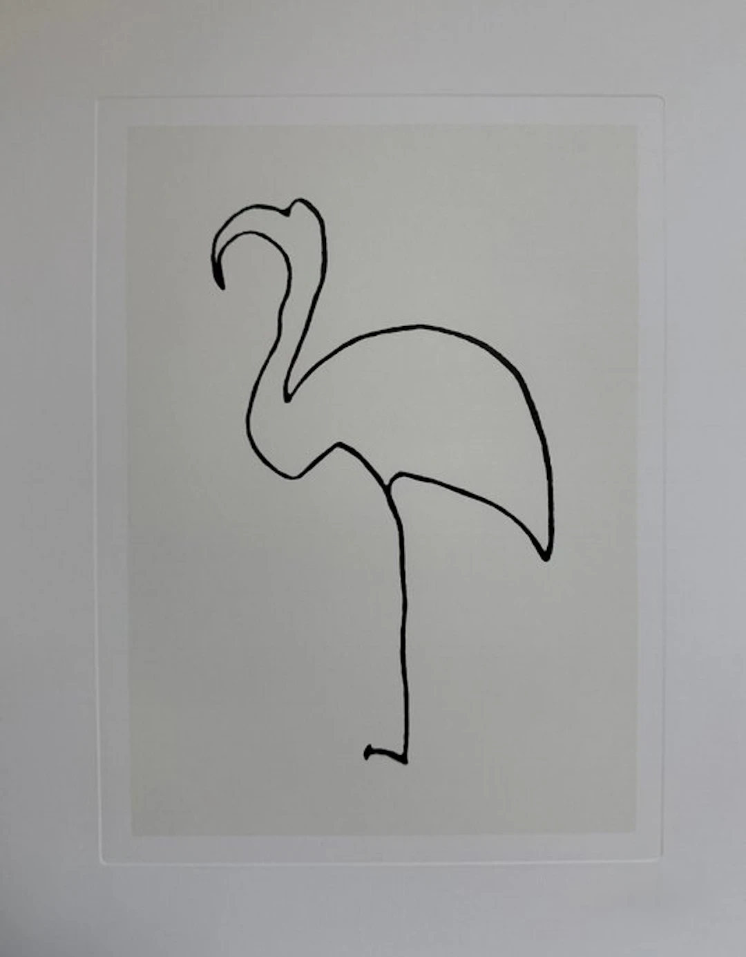 Pablo Picasso (1881-1973) - "LE FLAMAND ROSE, 1907”. - 60 x 50 cm.