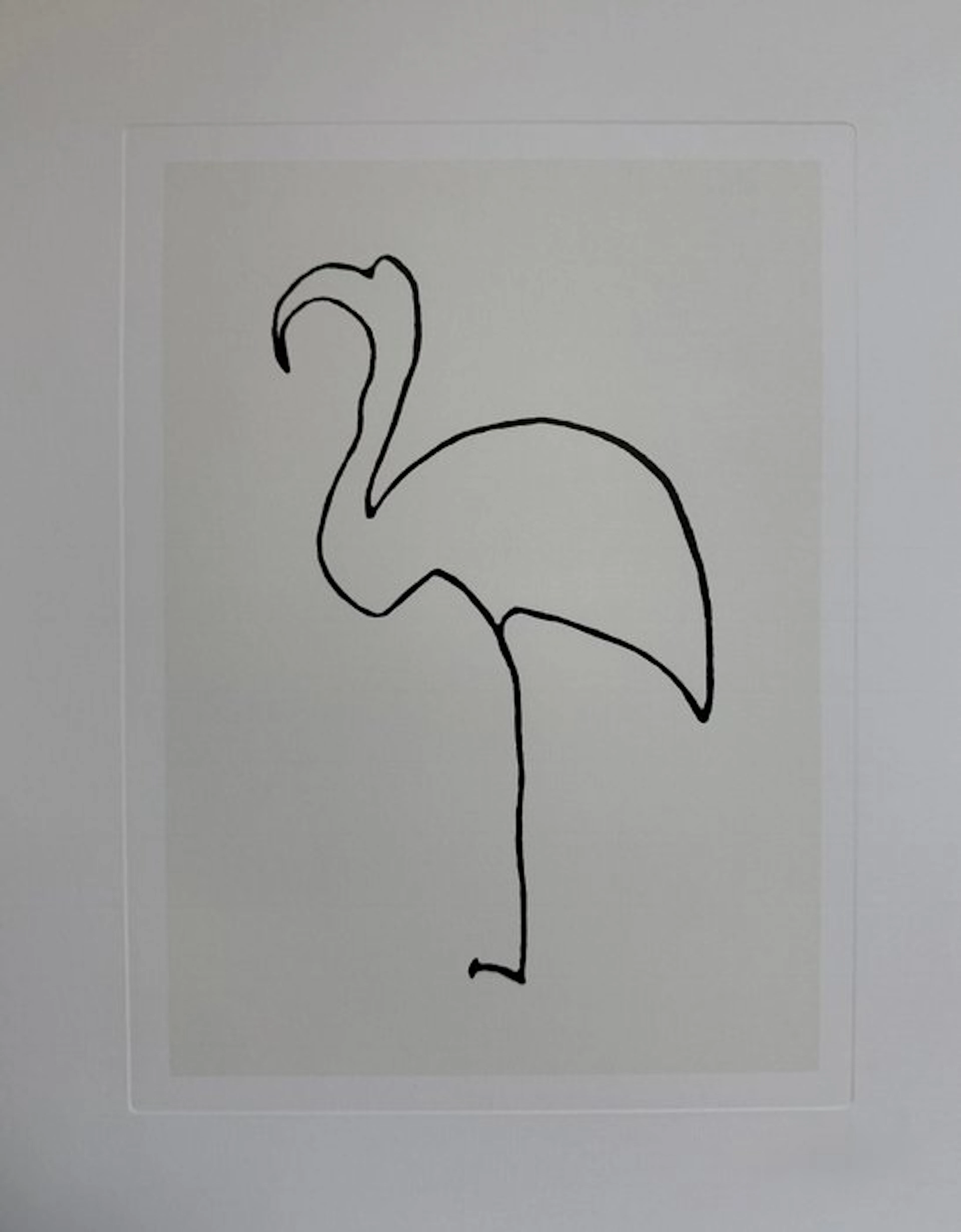 Pablo Picasso (1881-1973) - "LE FLAMAND ROSE, 1907”. - 60 x 50 cm.