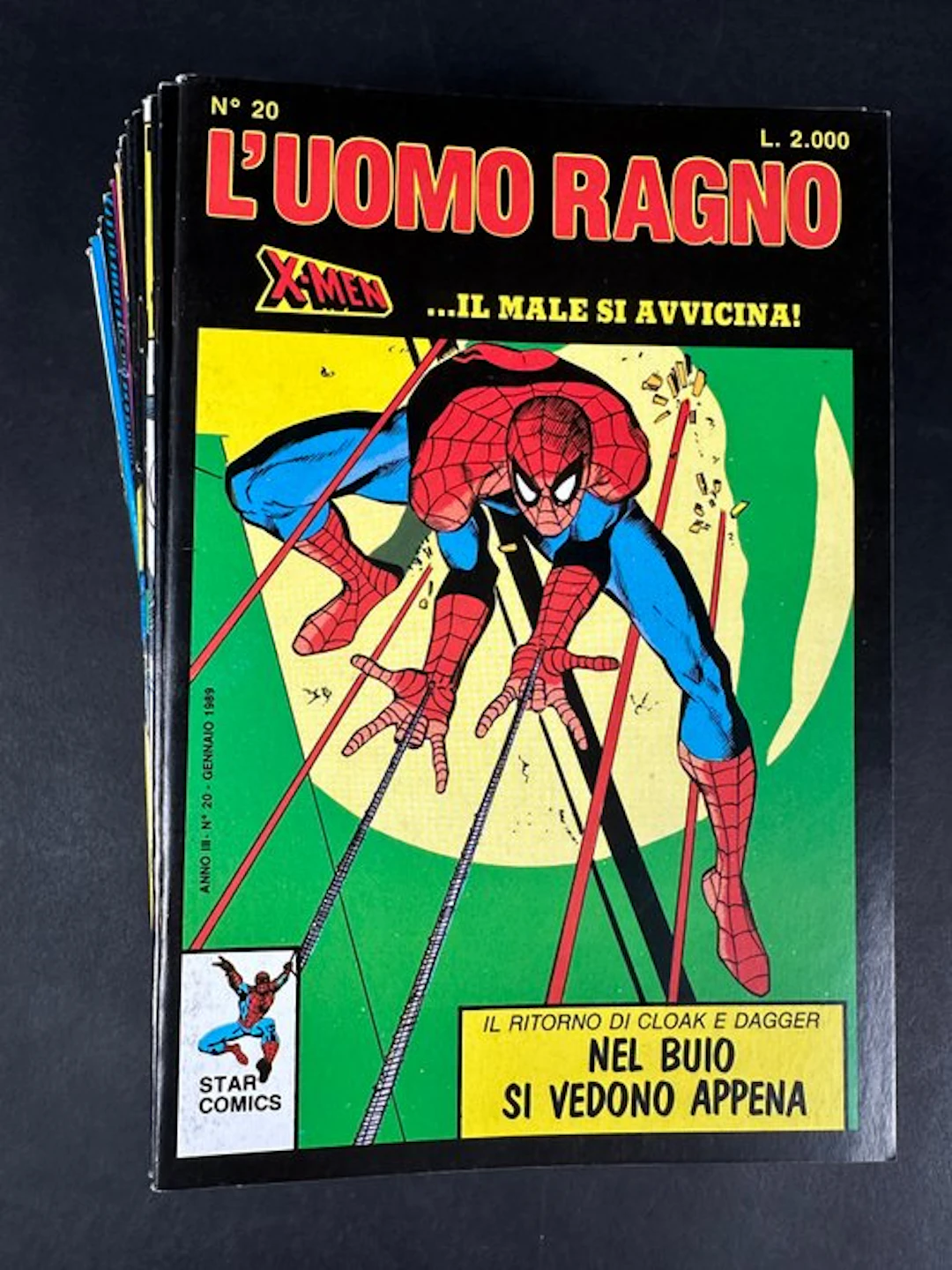 Uomo Ragno nn 20/26, 28/32, 34/38 - 17 Album - First edition - 1989
