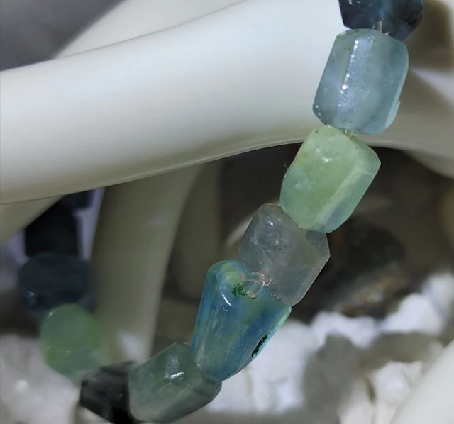 Fluorite Fluorite Bracelet - High Quality - 100.95 Cts No Reserve