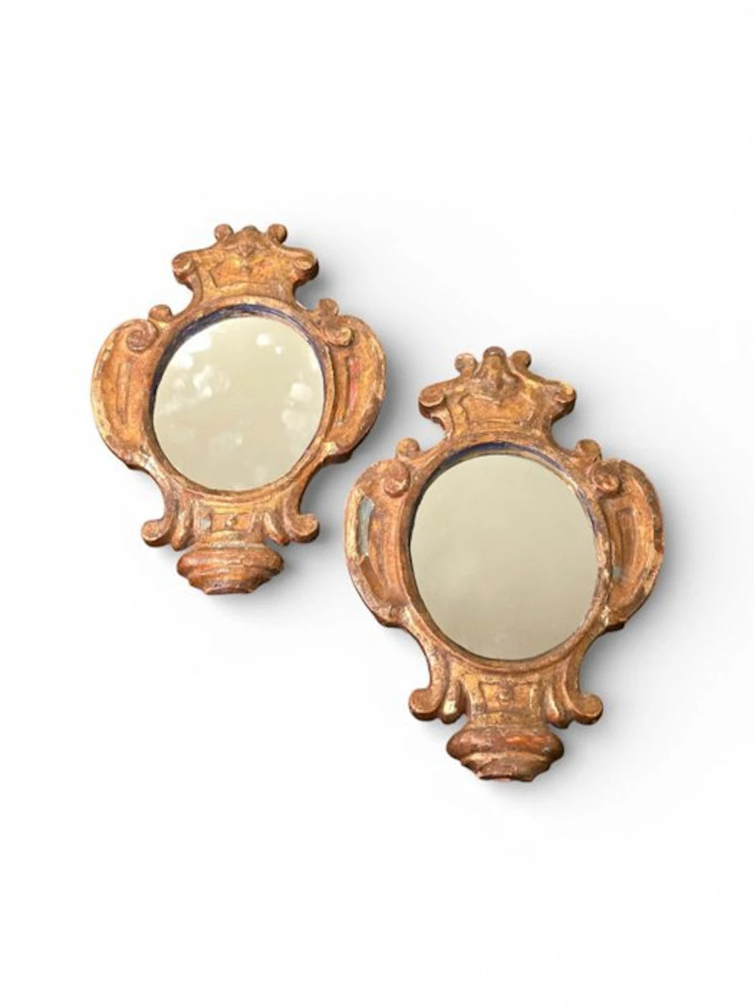 Frame (2) - Gilt wood - Antique frames