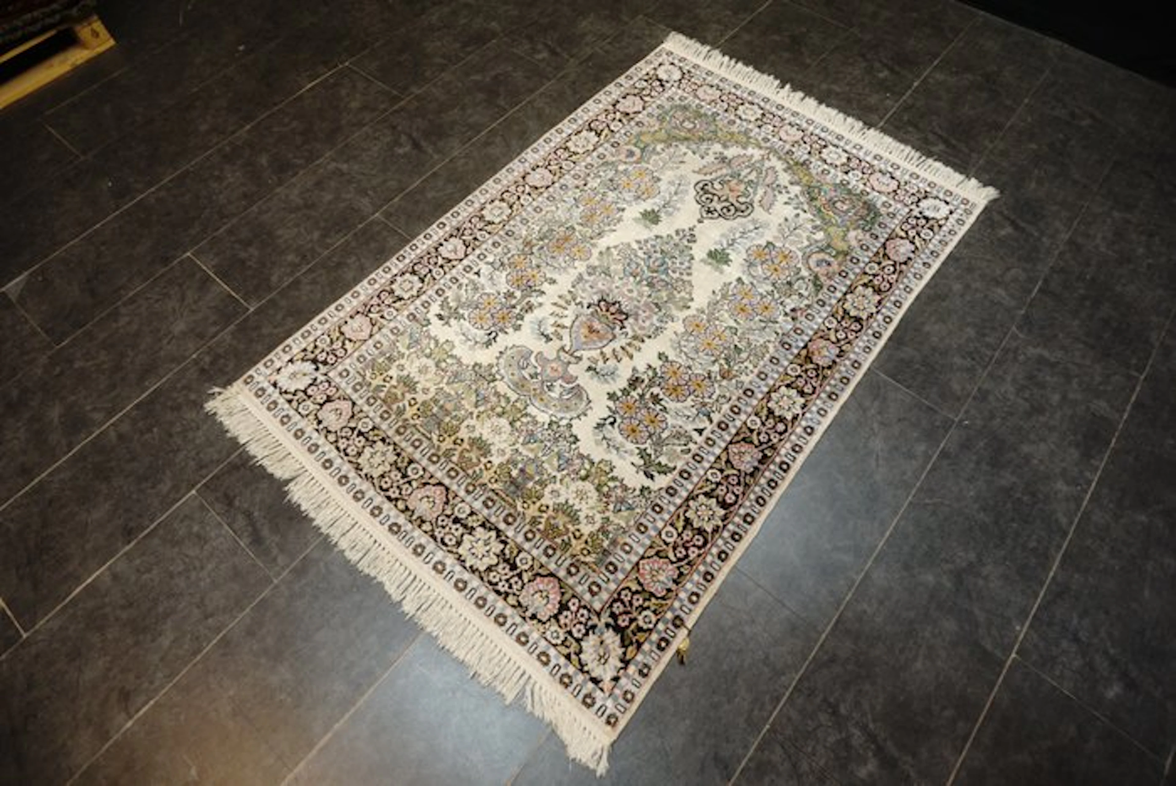 Cashmere Silk - Carpet - 185 cm - 125 cm - silk carpet