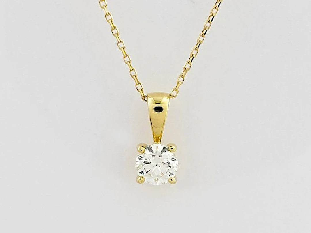 Necklace - 14 kt. Yellow gold - 0.50ct. tw. Diamond (Natural)