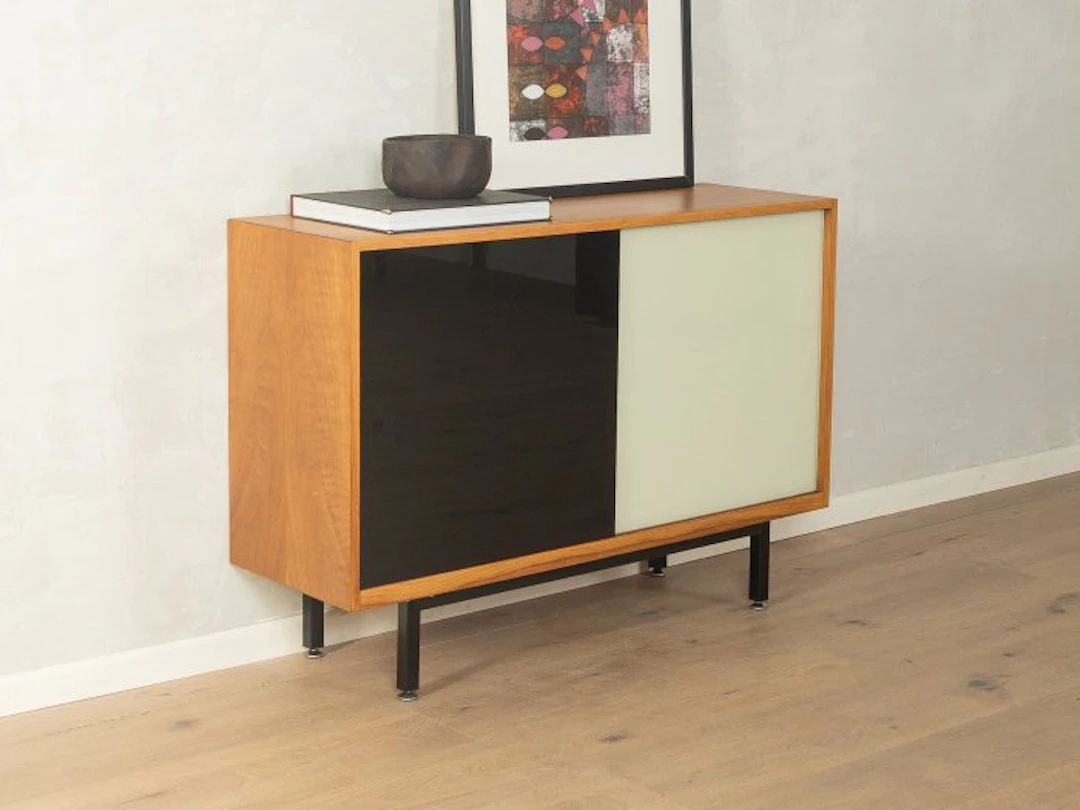Commode - Walnut - 1950s Chest of Drawers