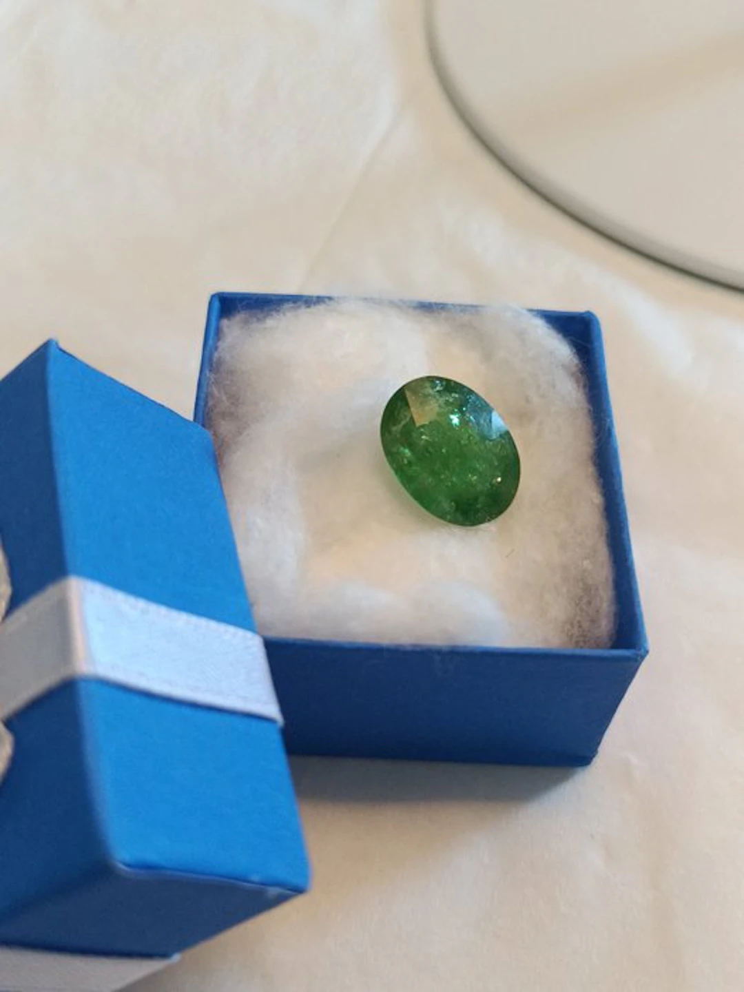 No reserve price - 1 pcs Green Tsavorite - 10.54 ct...