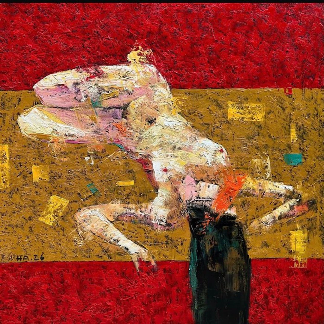 Hoang Anh - Corps en Suspens ↑120 →120 cm