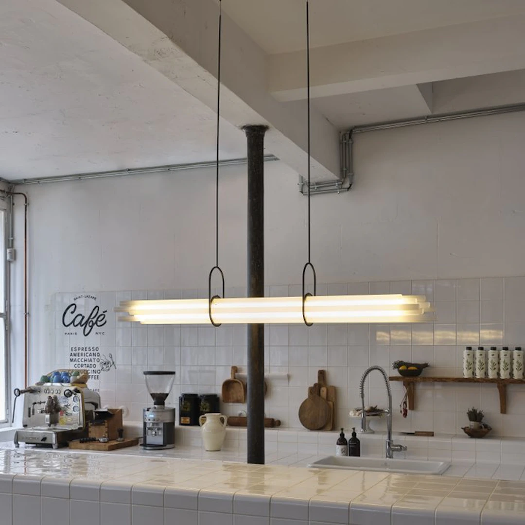 DCW éditions Paris - Hanging lamp - NL12 - Steel, Aluminium, Polycarbonate