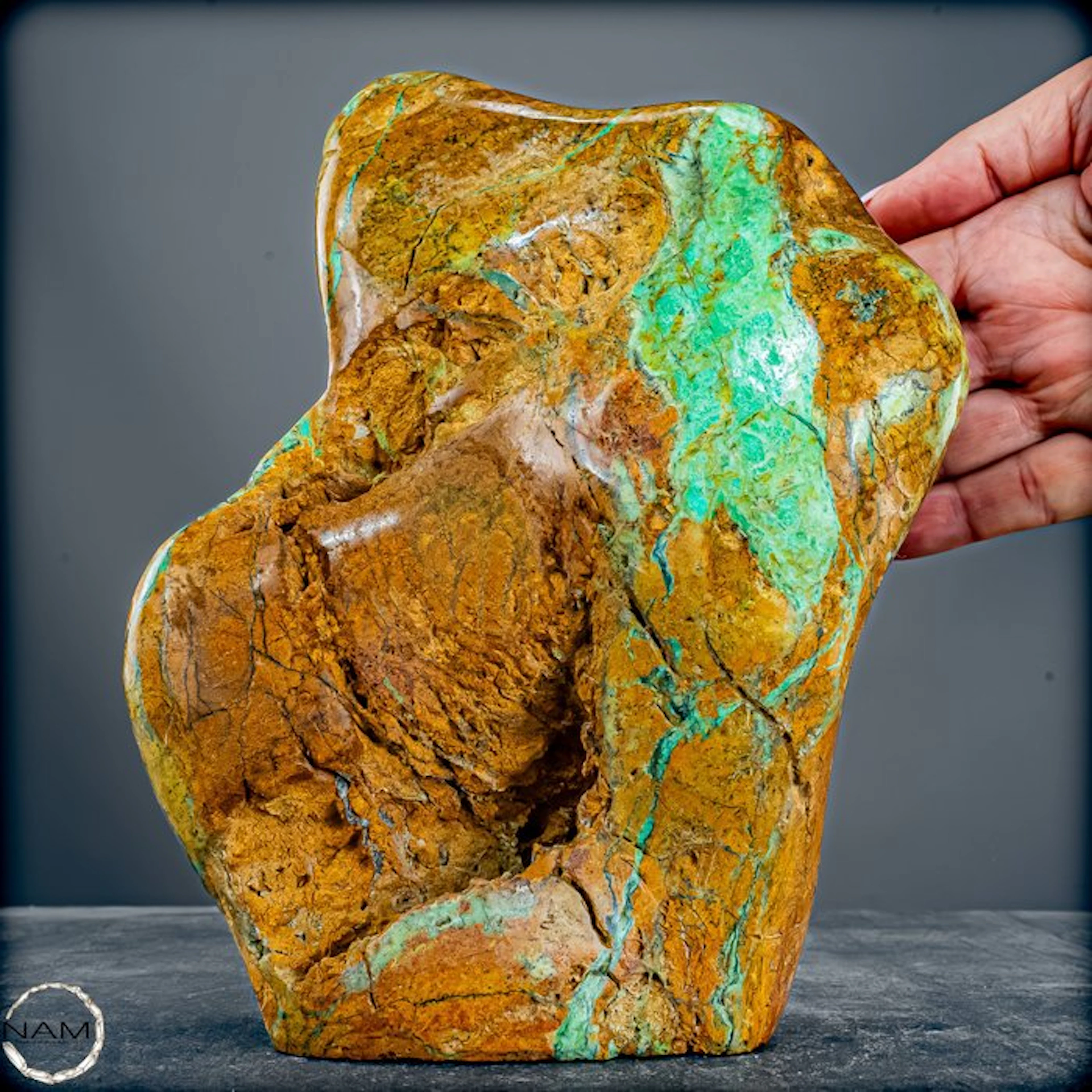 Natural chrysoprase freeform from Indonesia- 2496.62 g