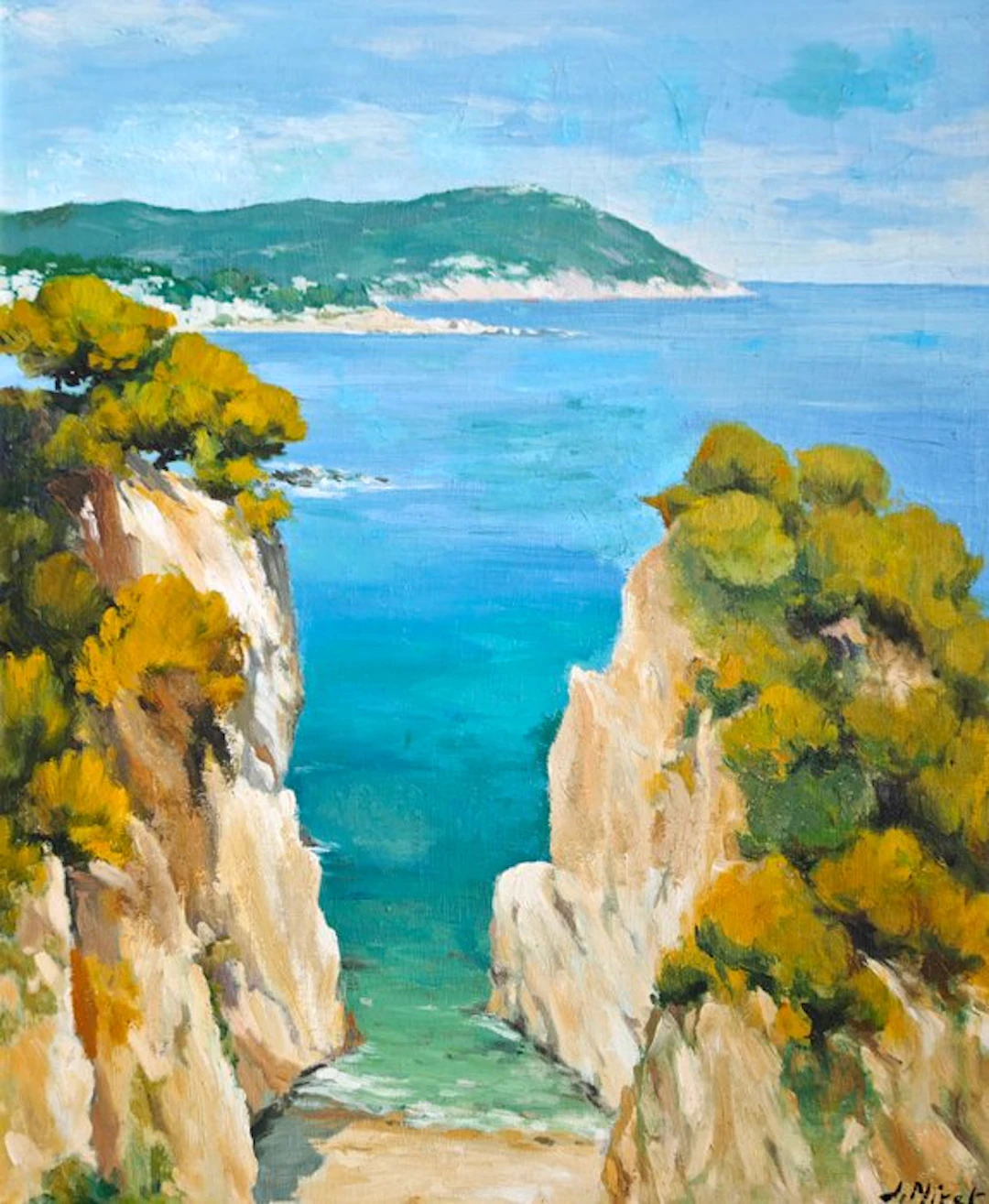 Josep Miret Aleu (1912–1999) - Crique à Majorque