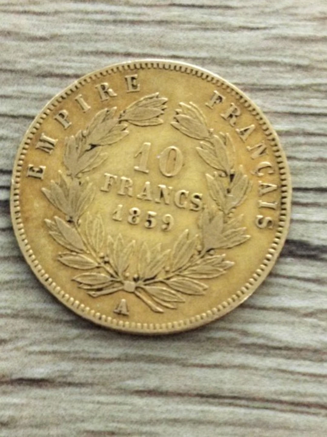 France. Napoléon III. 10 Francs 1859-A, Paris (No reserve price)