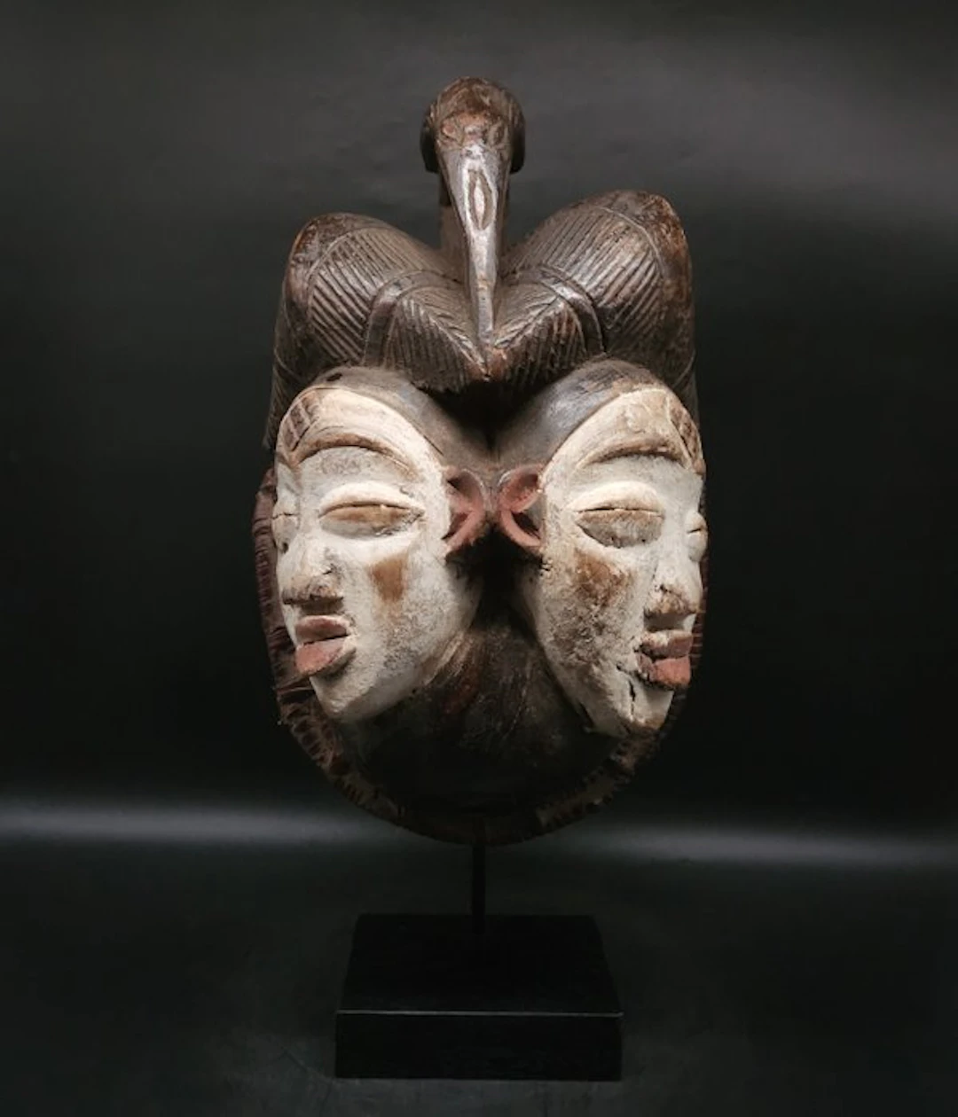 Superb - double-faced mask - Punu - Gabon (No reserve price)