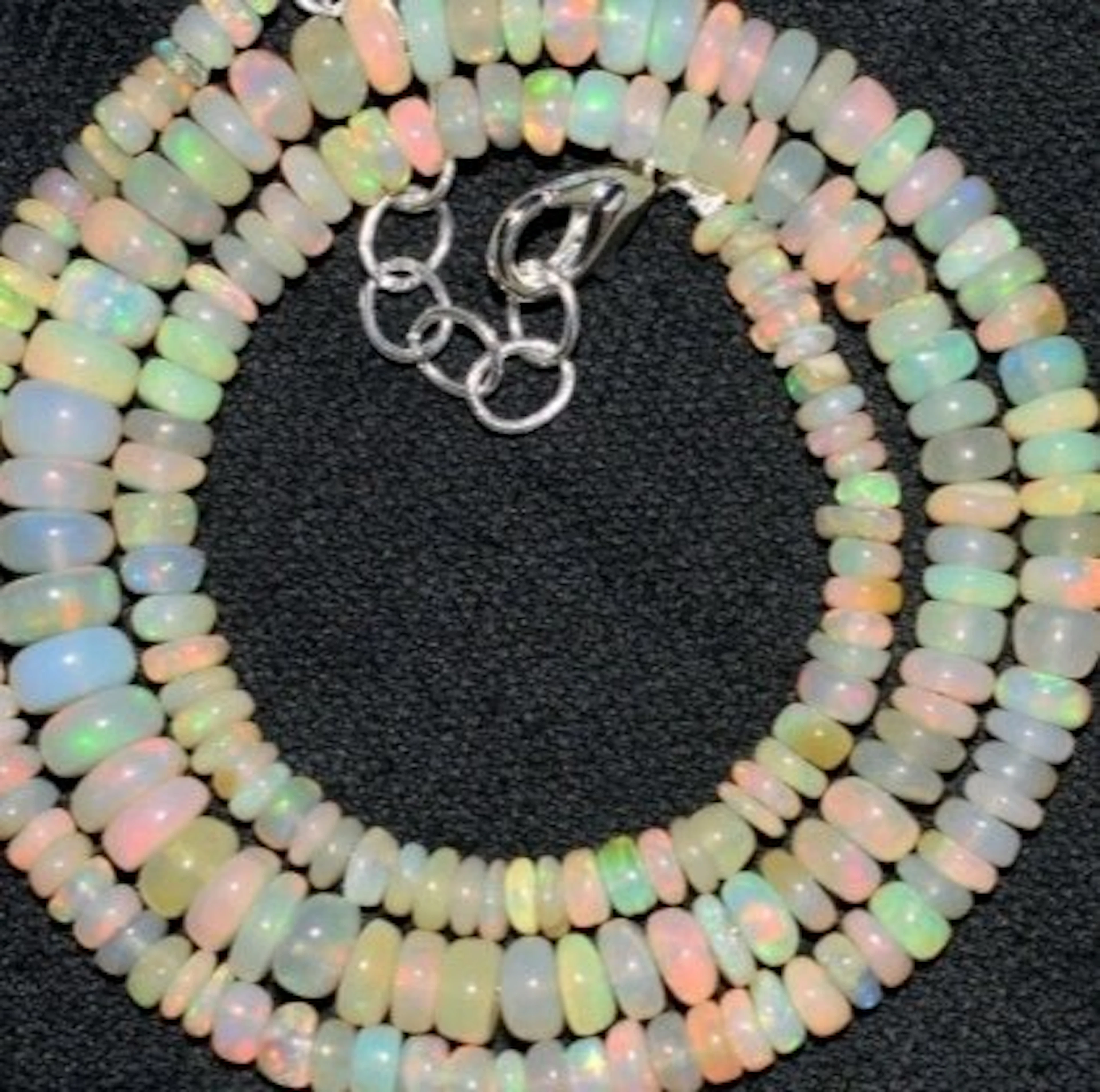 Opal Necklace AA++ Opal Fire- 9 g - (1)