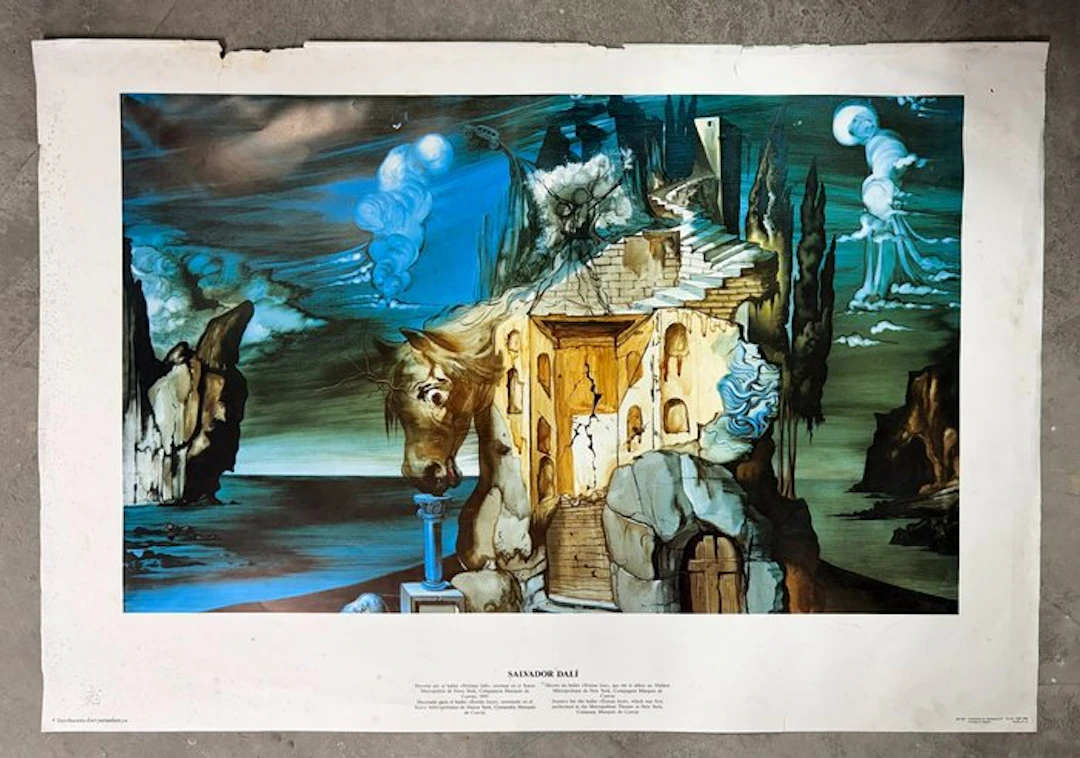 Salvador Dali (1904-1989) - Decorado para el ballet “Tristán loco”