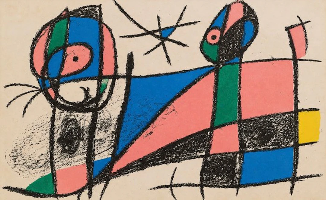 Joan Miro (1893-1983) - Mourlot 1042