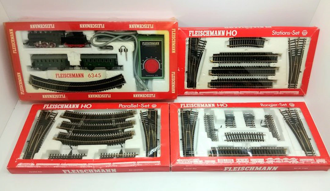 Fleischmann H0 - 6345/6090/6091/6092 - Train set (4)...