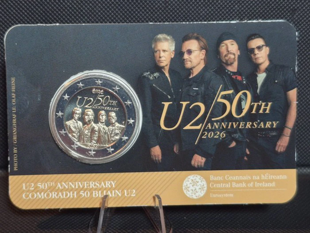 Ireland. 2 Euro 2026 "U2" (No reserve price)
