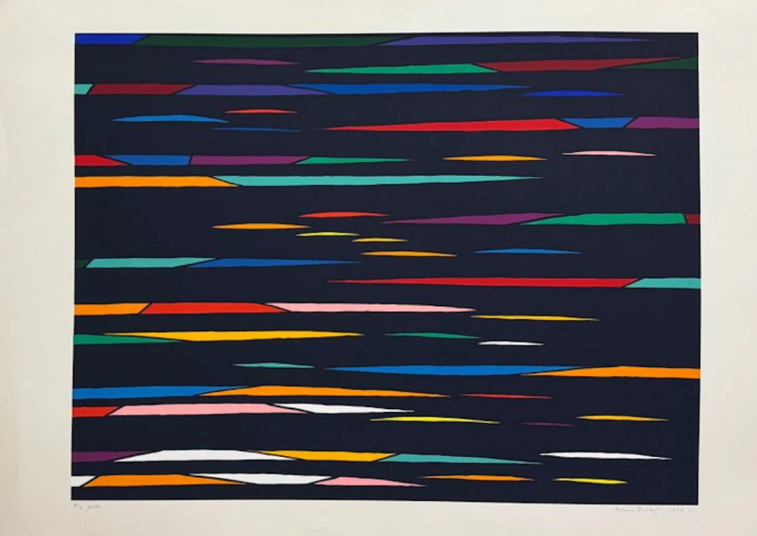 Piero Dorazio (1927-2005) - Astratto - cm 70 x 100