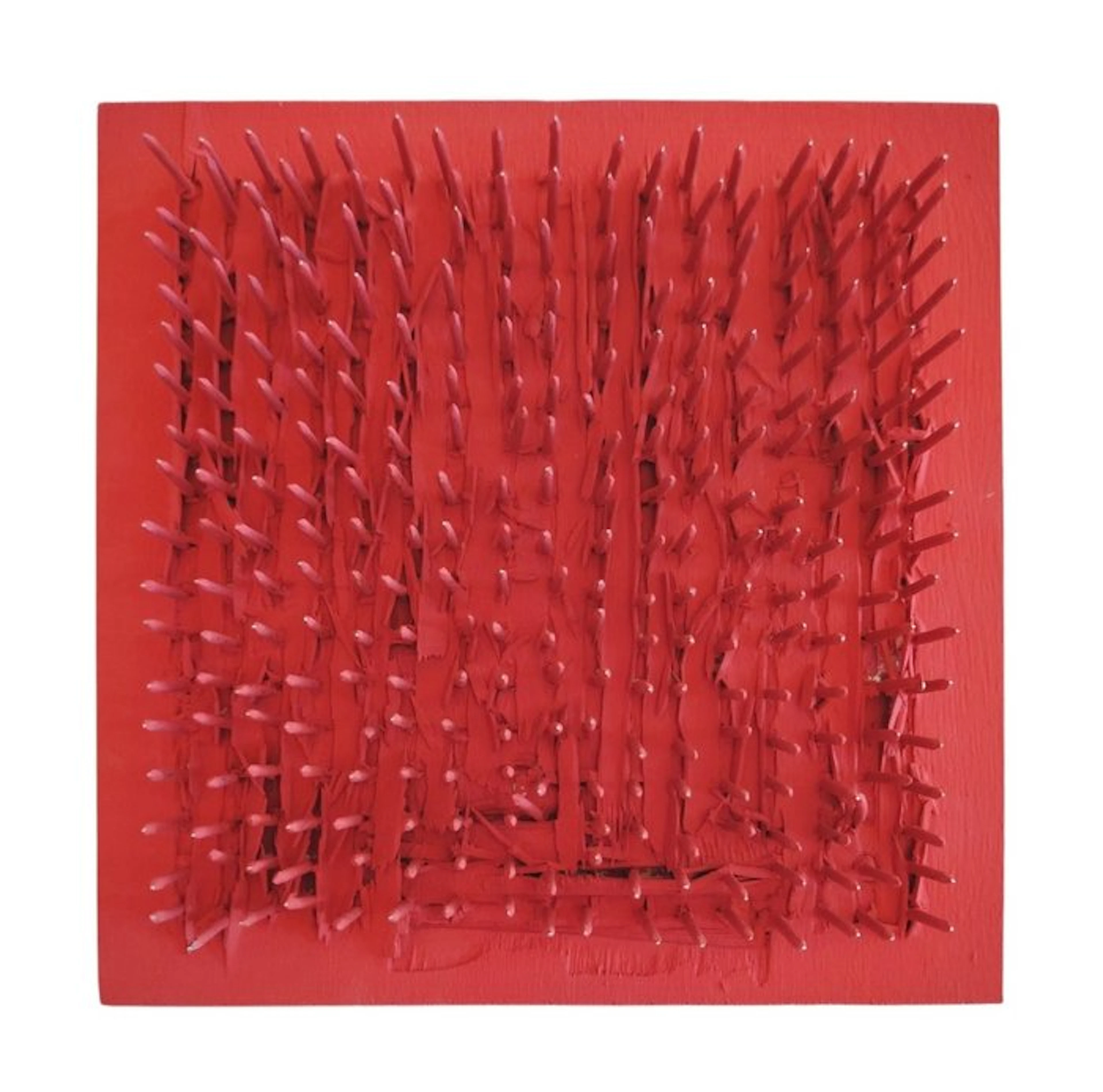 Bernard Aubertin (1934-2015) - Tableau clous, fiammiferi su tavola