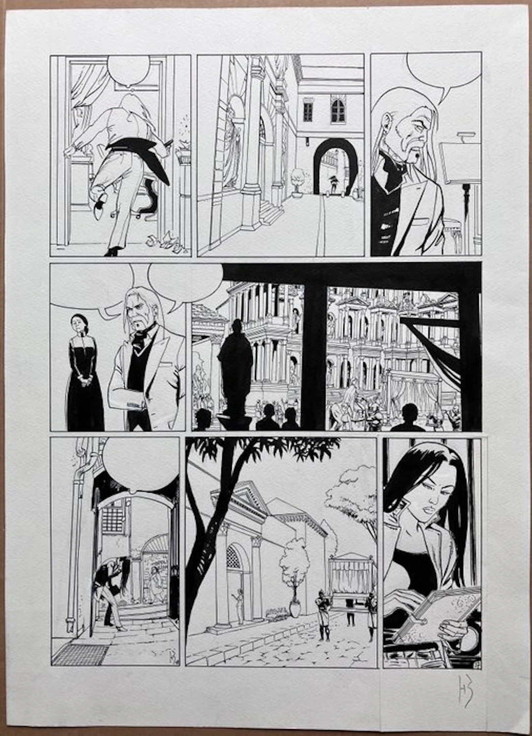 Reculé, Henri - 1 Original page - Cassio - Le Second coup - 2008