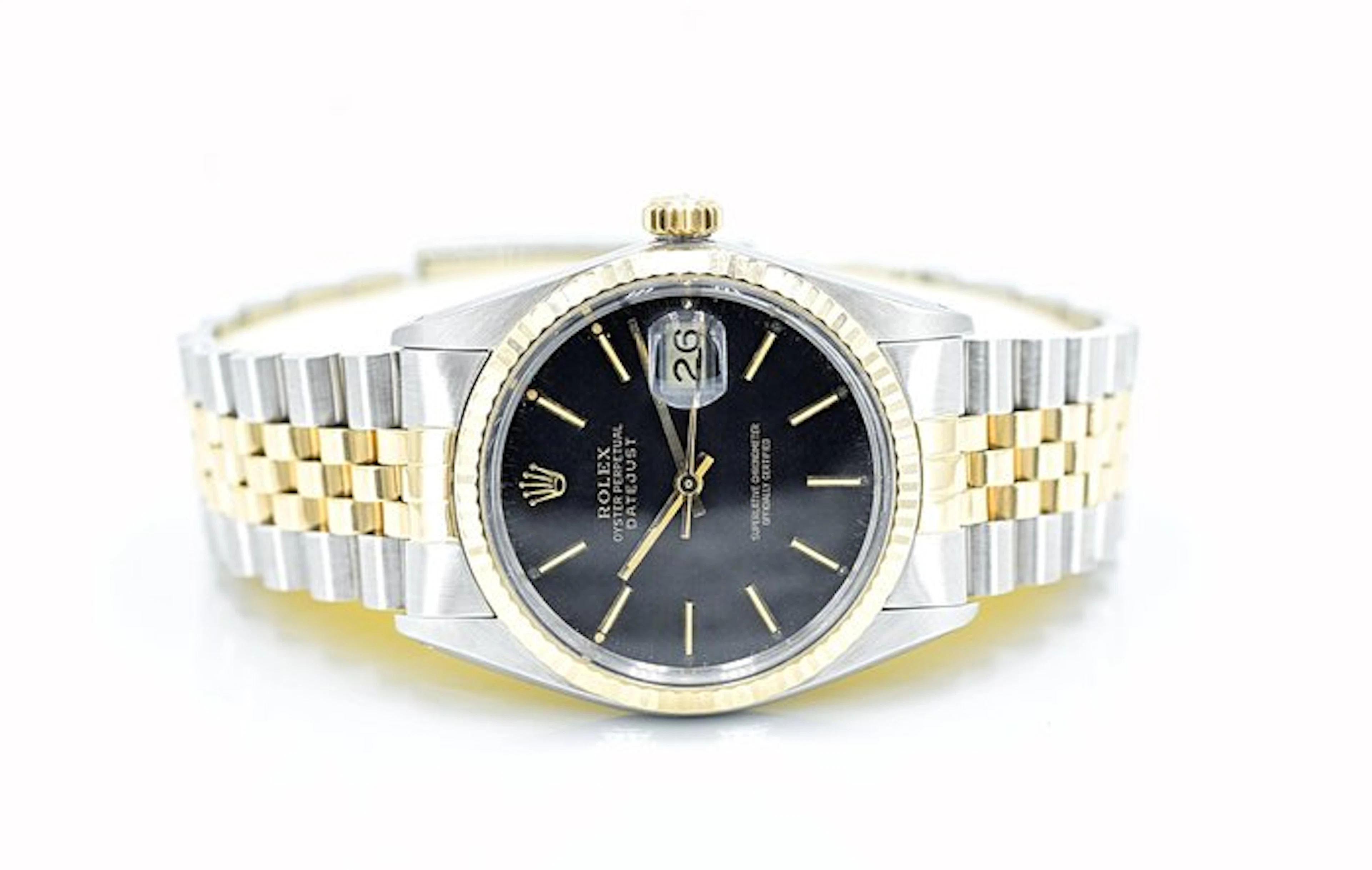 Rolex - Oyster Perpetual Datejust Black Dial - No reserve...