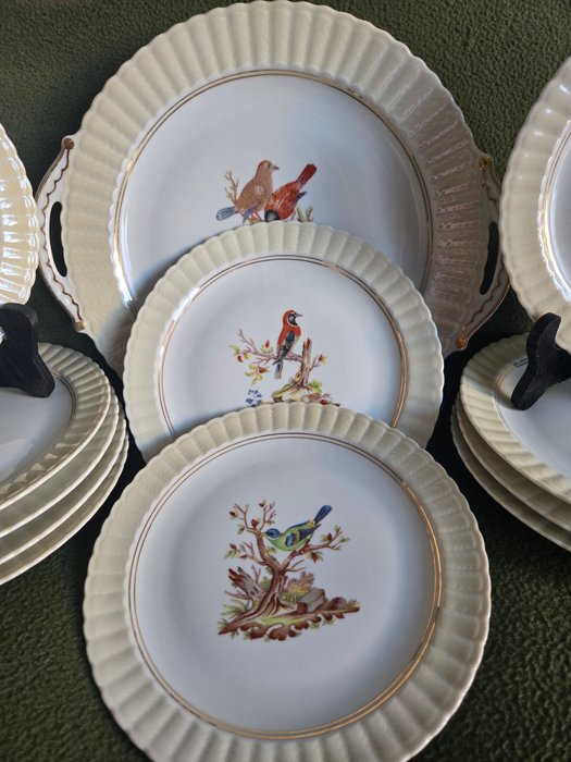 Bernardaud Limoges - Pastry/cake set (12) - Porcelain