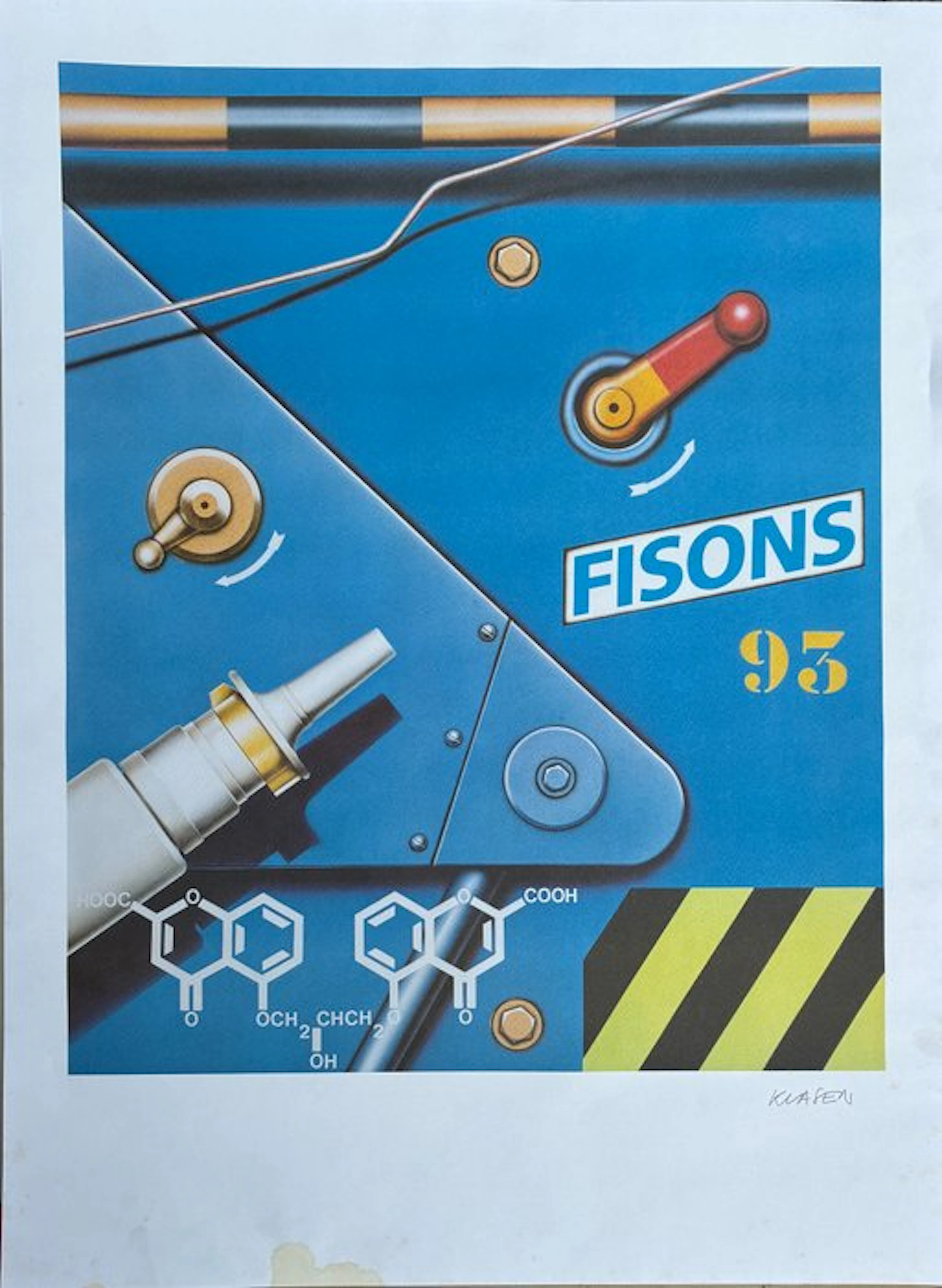 Peter Klasen (1935-2010). - Machinerie - Fisons (vendu sans prix de réserve)