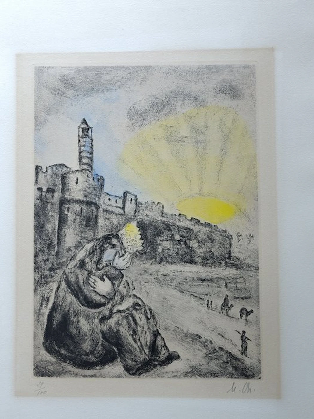 Marc Chagall (1887-1985) - David mourns Absolom