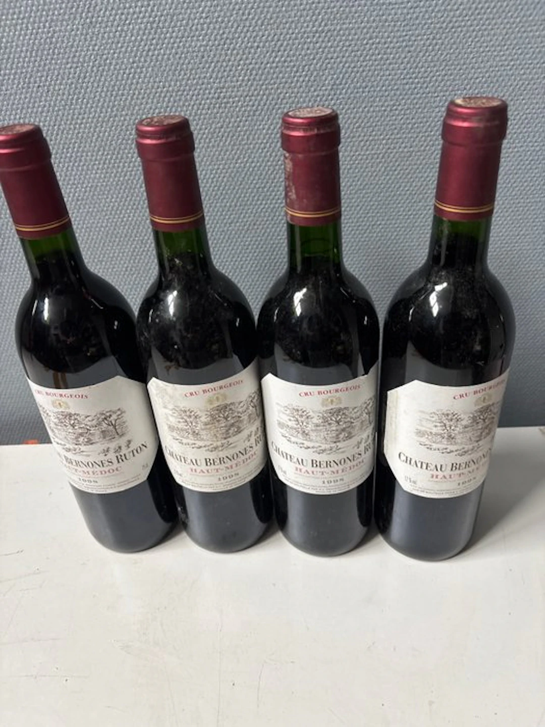 1998 Chateau Bernones Ruton - Haut-Médoc Cru Bourgeois - 4 Bottles (0.75L)