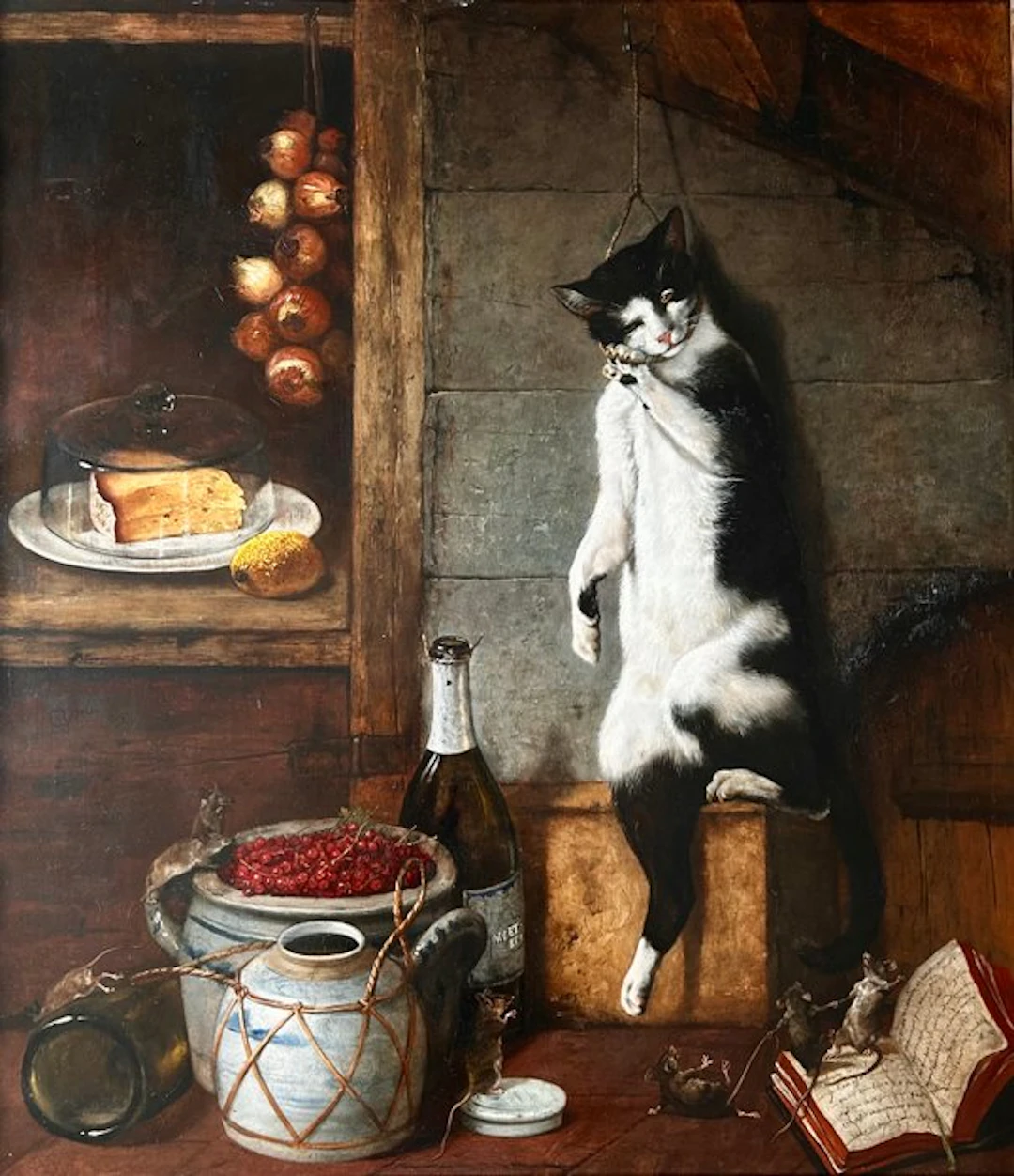 Charles Verlat (1824-1890) - Sluwe kat