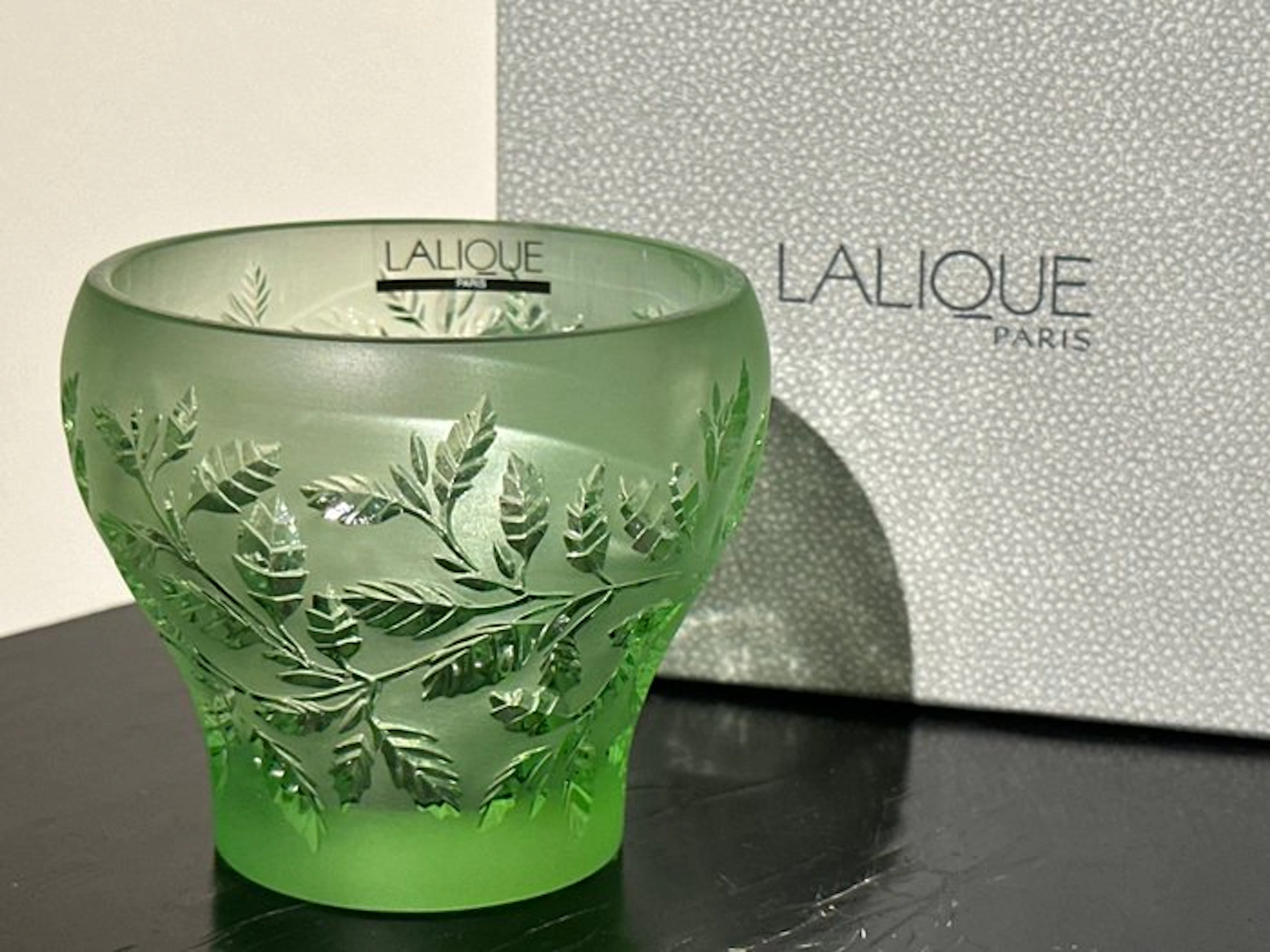 Lalique - Tealight holder Provençal herbs - Crystal