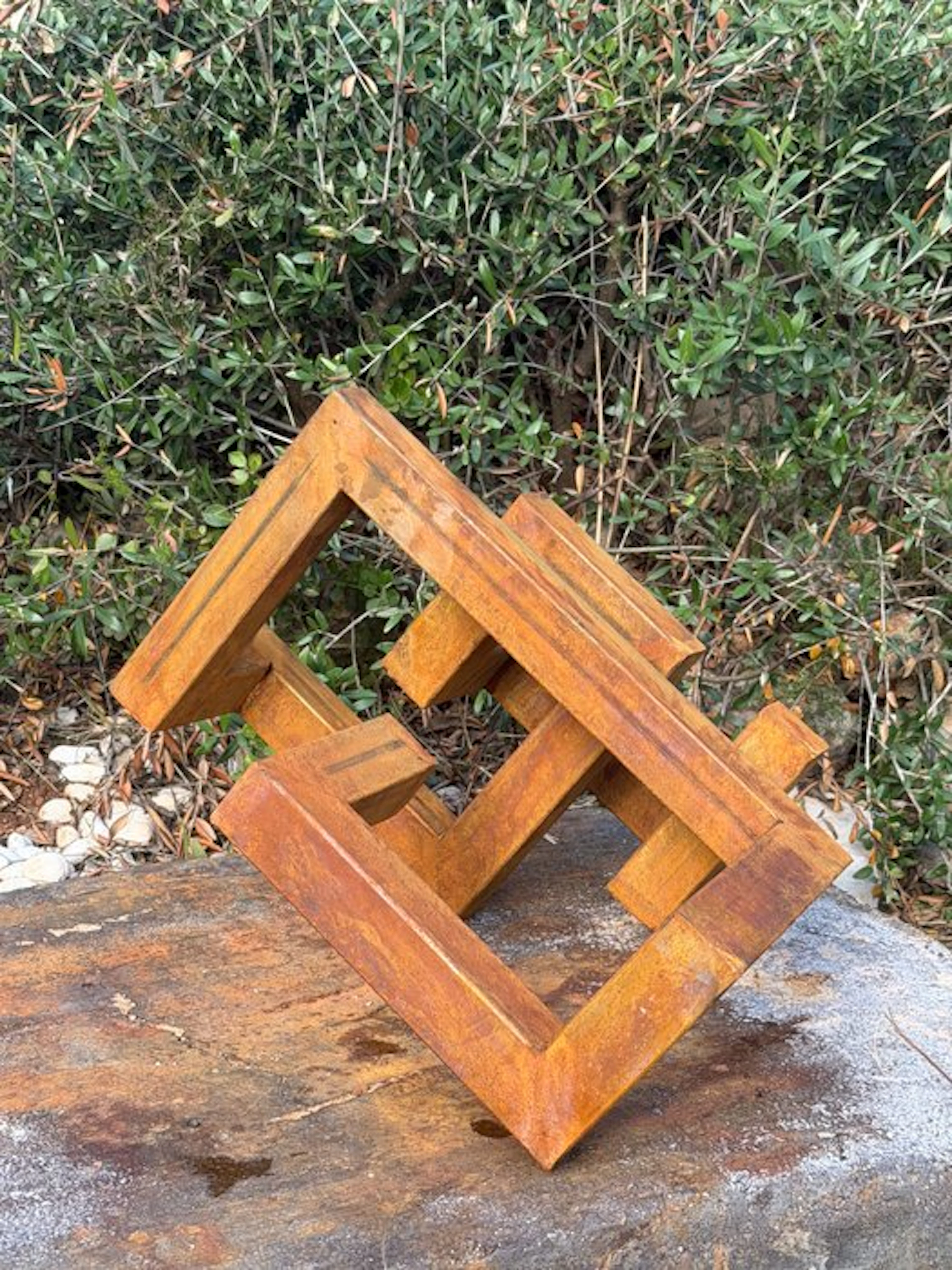 Ana Lucia B.M - Sculpture Corten - XL - No Reserve