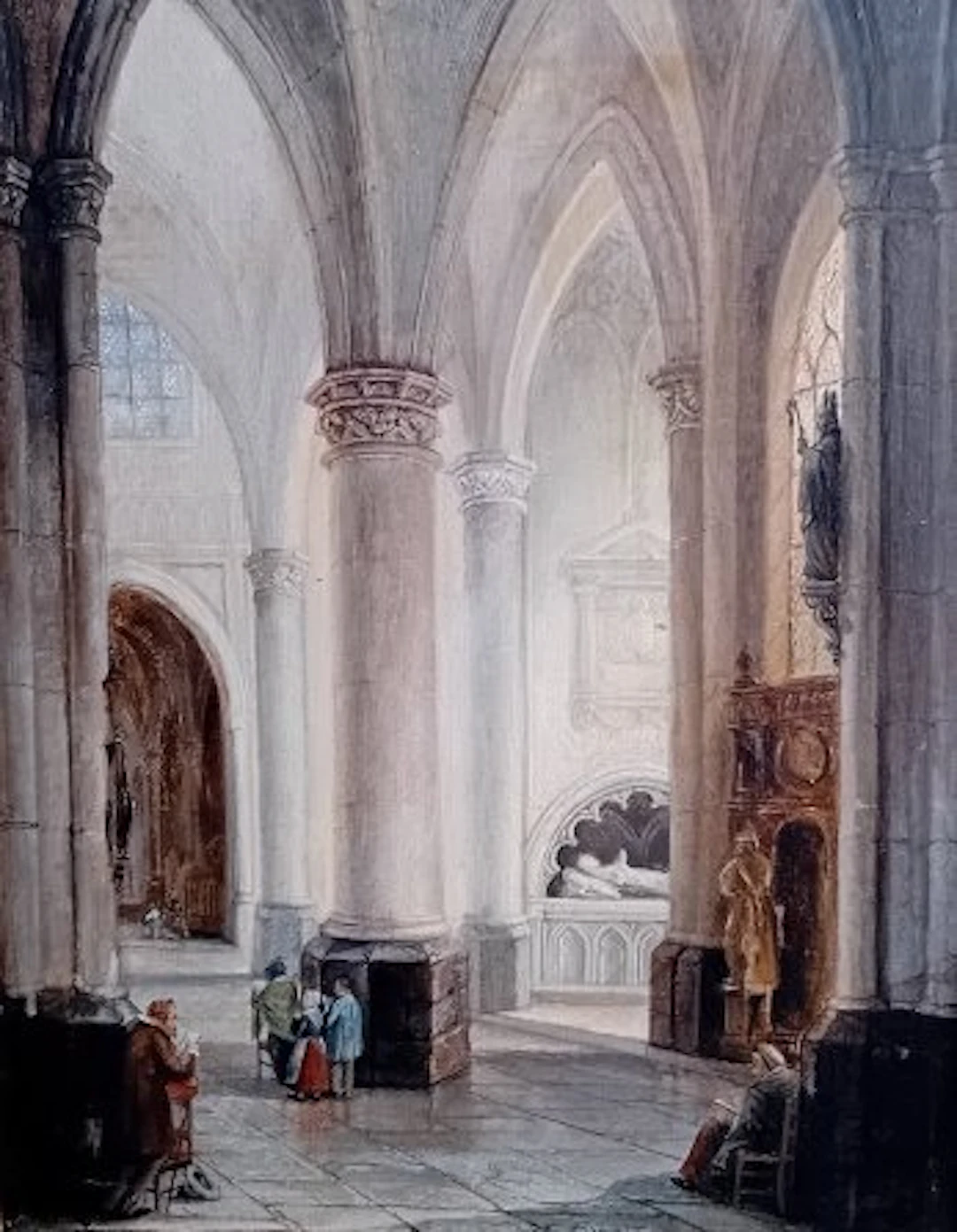 Tetar van Elven (1828-1908) - Kerk interieur