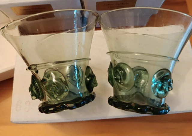 Drinking service (6) - Glass - Set of 6 Roemer Glasses