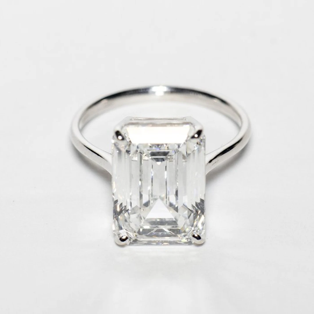 No reserve price - Engagement ring - 18 kt