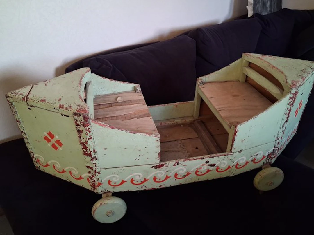 Carriage - Rare children's photo studio pram — Photographer's accessory