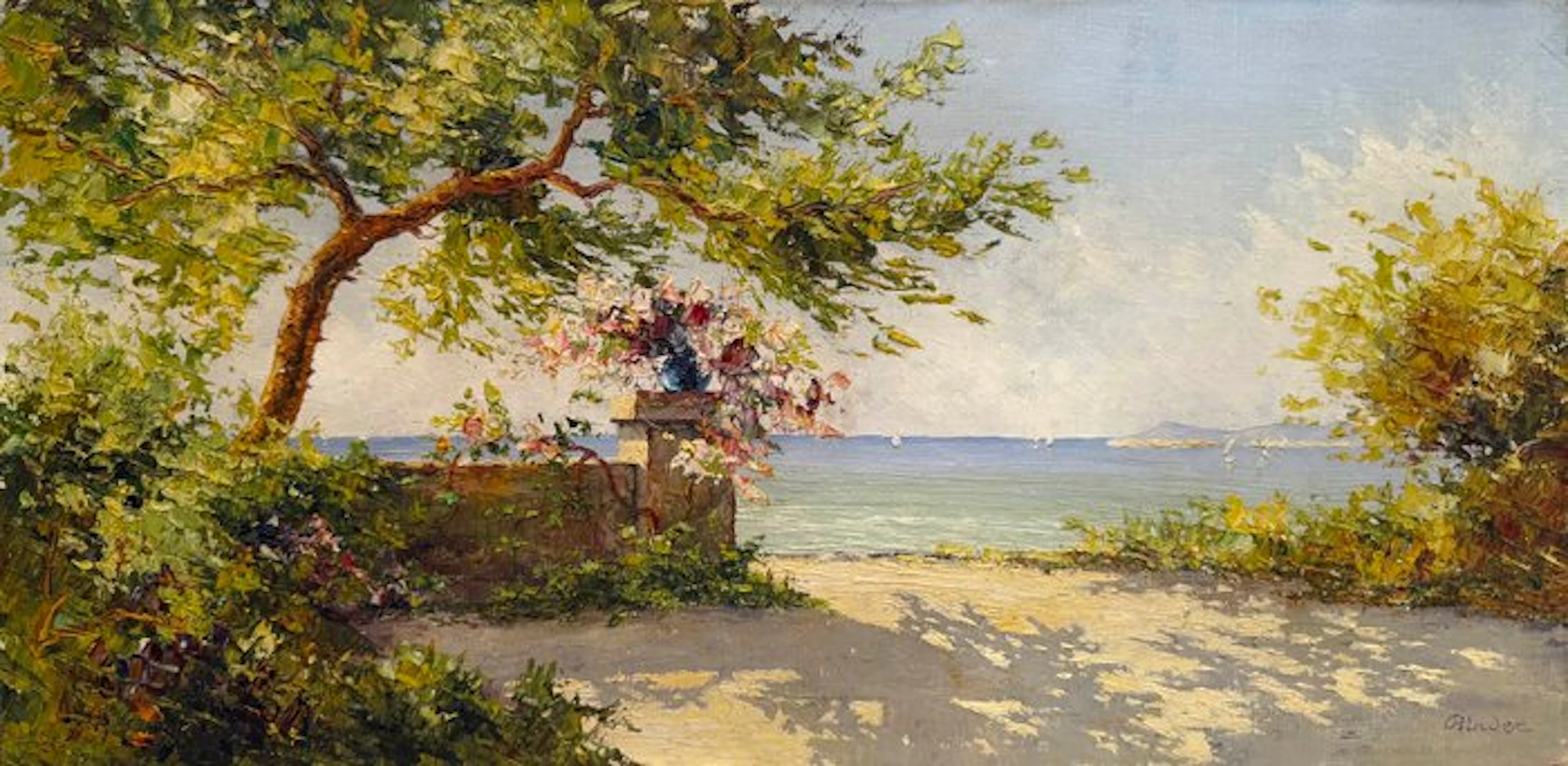 Tony Binder (1868-1944) attribué à - Lumière de...