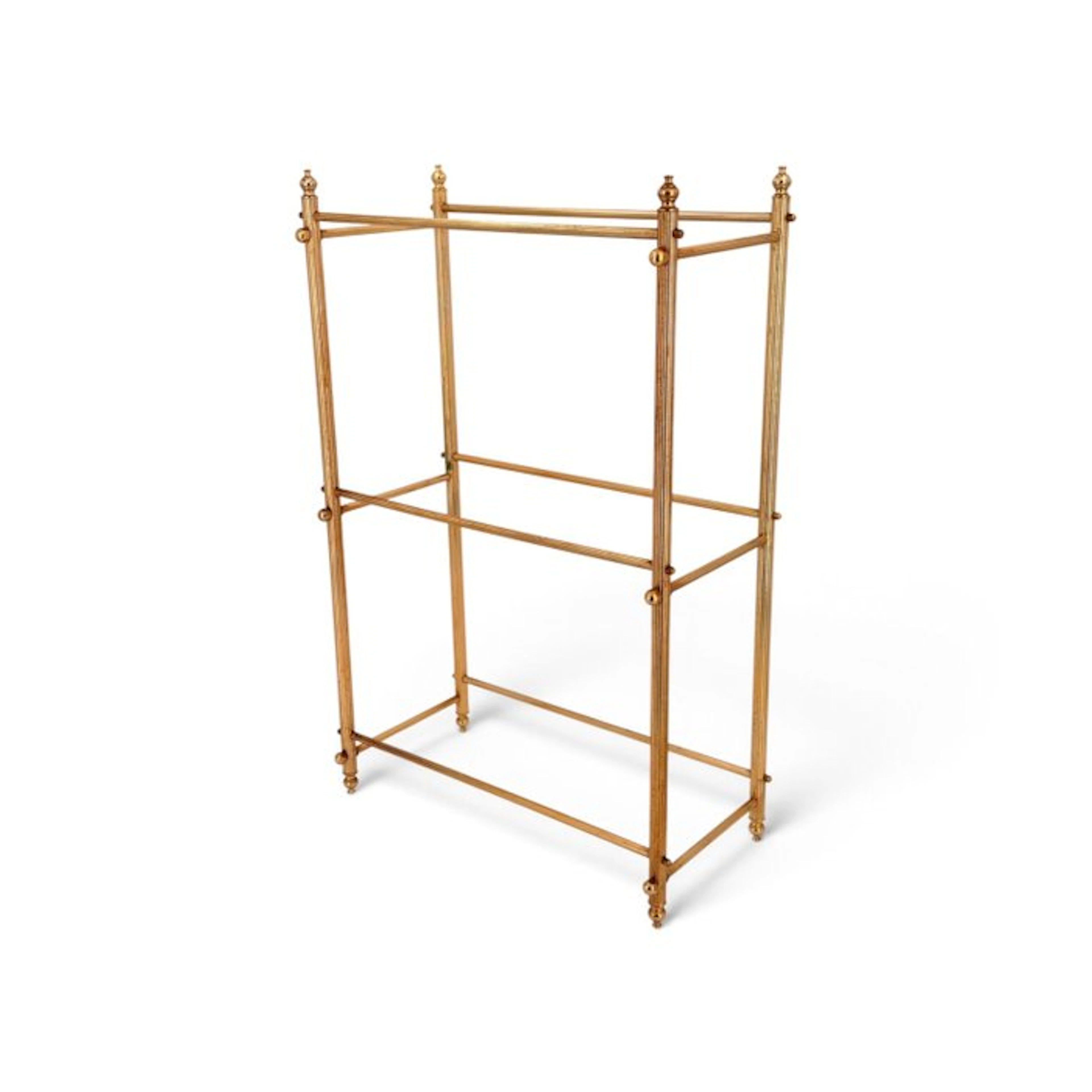 Estilo Maison Jansen - Shelving unit - Gilt brass - towel rack