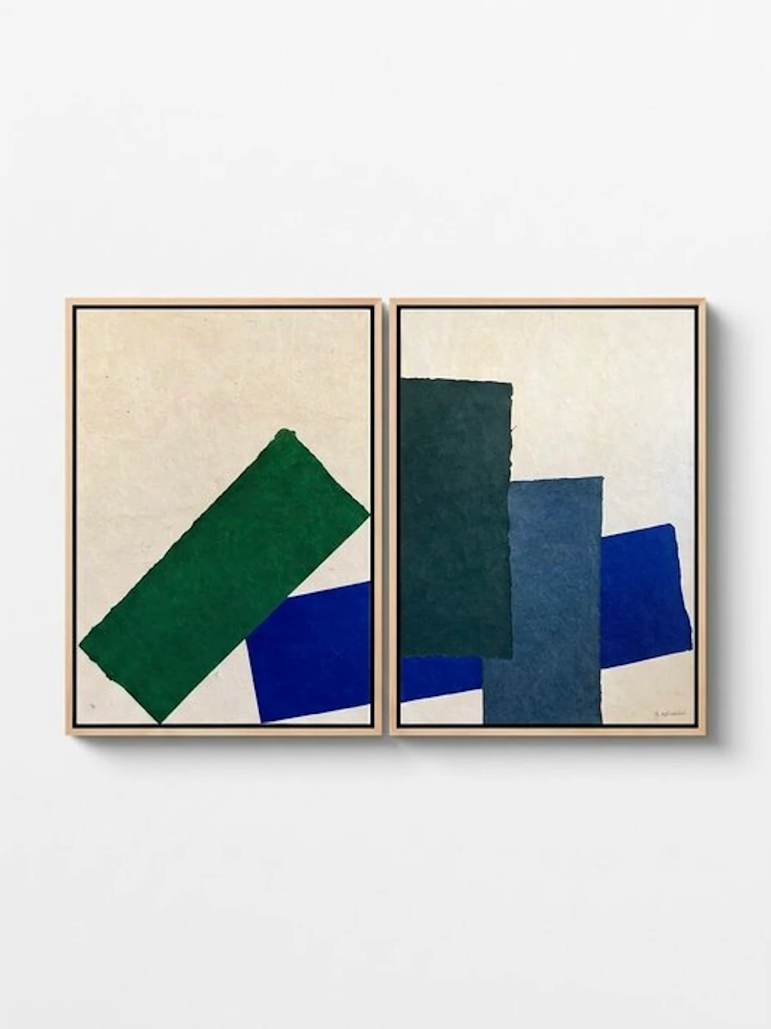 Valérie Bernier - Diptyque RUE CUSTINE 105x75cm