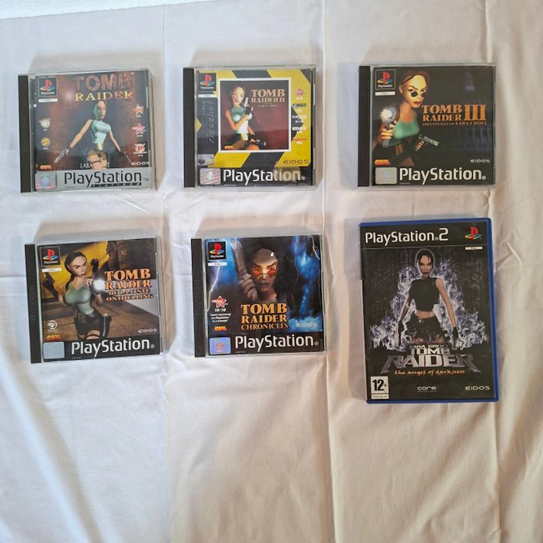Sony - Tomb Raider 1 - 2 - 3 - 4 - 5 - 6 - Video game - In original box